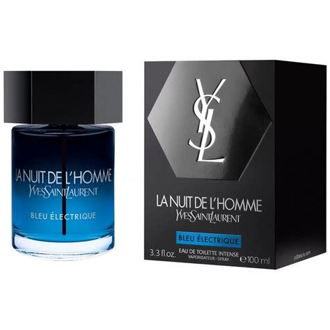 ysl electrique bleu|ysl la nuit de l'homme intense.